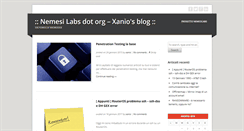 Desktop Screenshot of nemesilabs.org